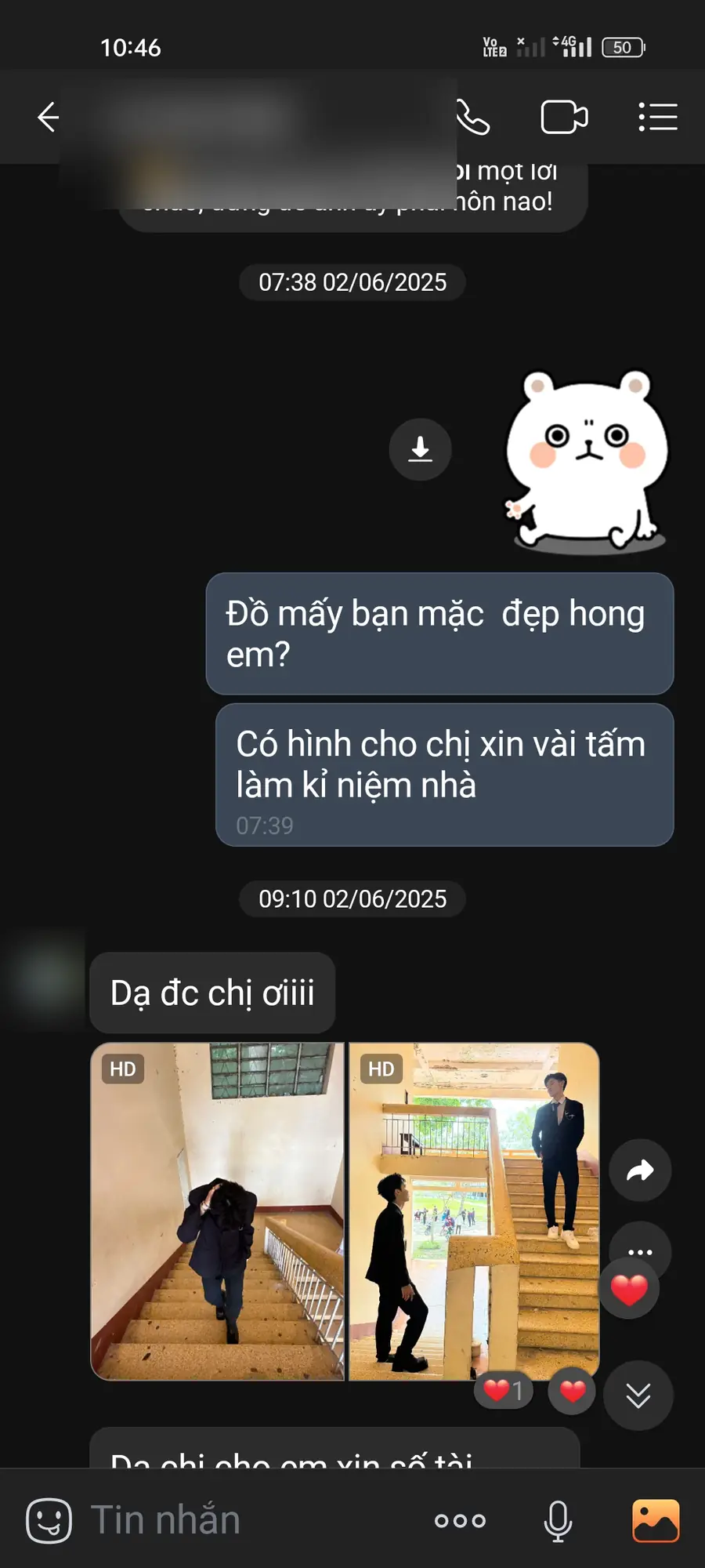 Khách phản hồi